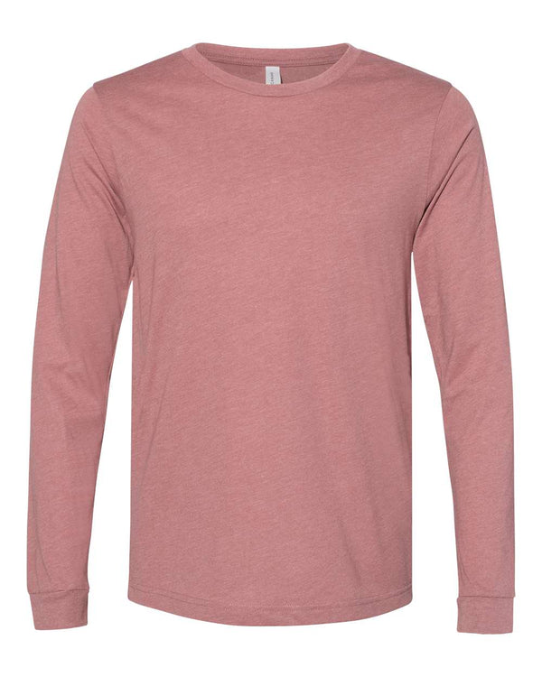 BELLA + CANVAS - Heather CVC Long Sleeve Tee - 3501CVC - 1