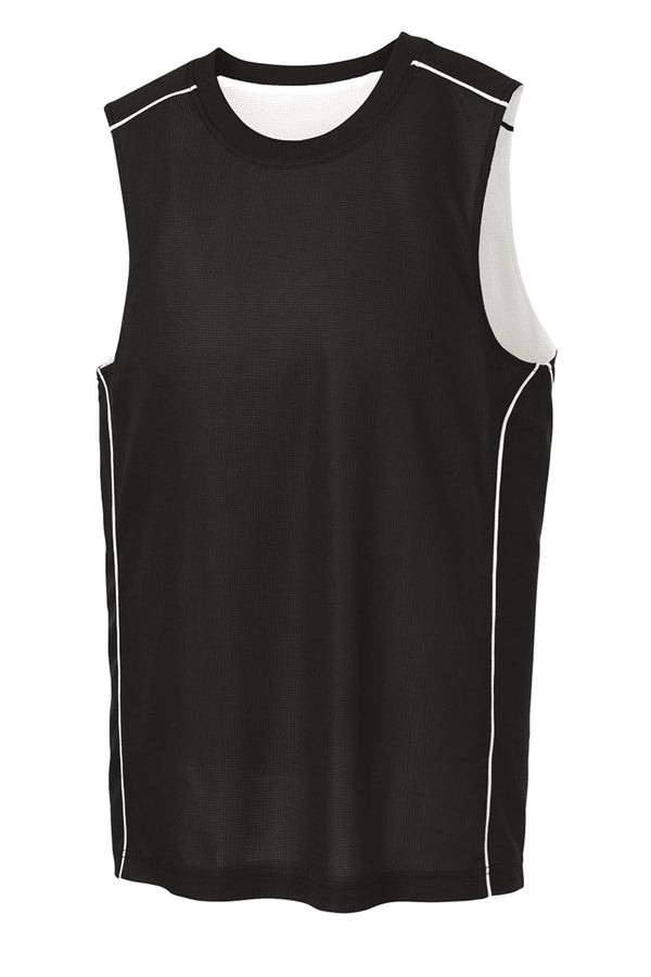 Sport-Tek PosiCharge® Mesh Reversible Sleeveless Tee