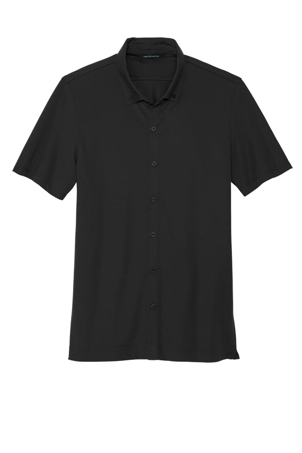 Mercer+Mettle™ Stretch Pique Full-Button Polo