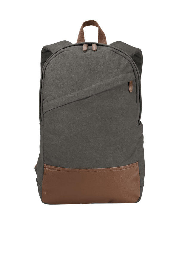 Port Authority Cotton Canvas Backpack