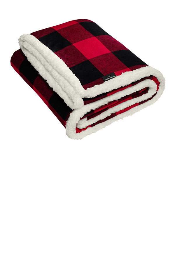 Port Authority Flannel Sherpa Blanket