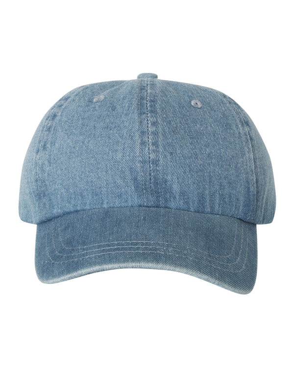 Mega Cap - Washed Denim Cap - 7610