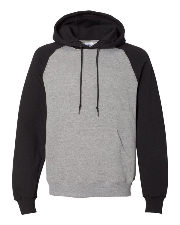Russell Athletic - Dri Power® Colorblock Raglan Hooded Sweatshirt - 693HBM