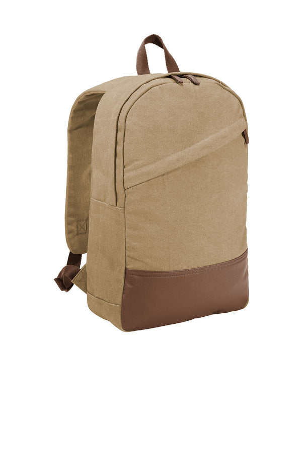 Port Authority Cotton Canvas Backpack
