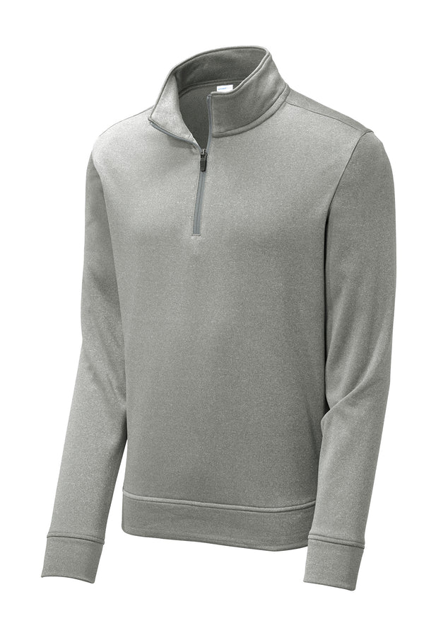 Sport-Tek PosiCharge ® Sport-Wick ® Heather Fleece 1/4-Zip Pullover