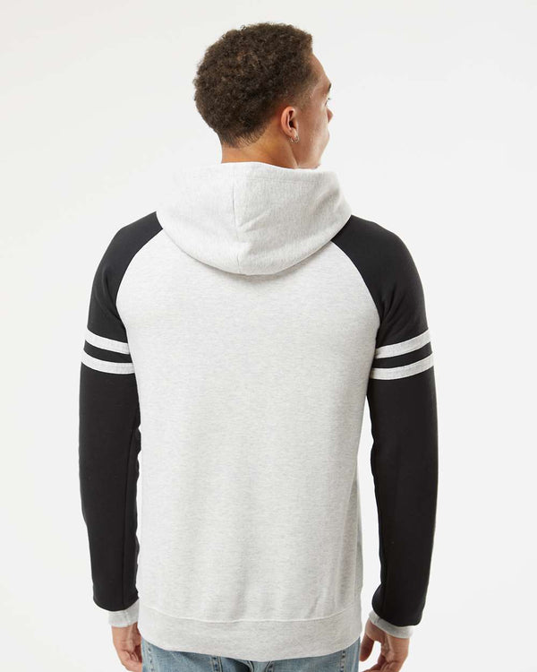 JERZEES - Nublend Varsity Colorblocked Raglan Hooded Sweatshirt - 97CR