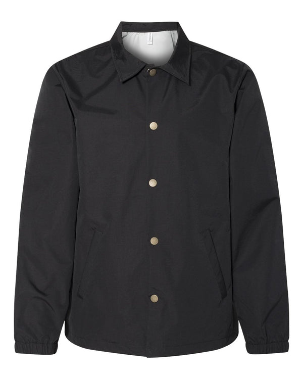 Independent Trading Co. - Water-Resistant Windbreaker Coachs Jacket - EXP99CNB
