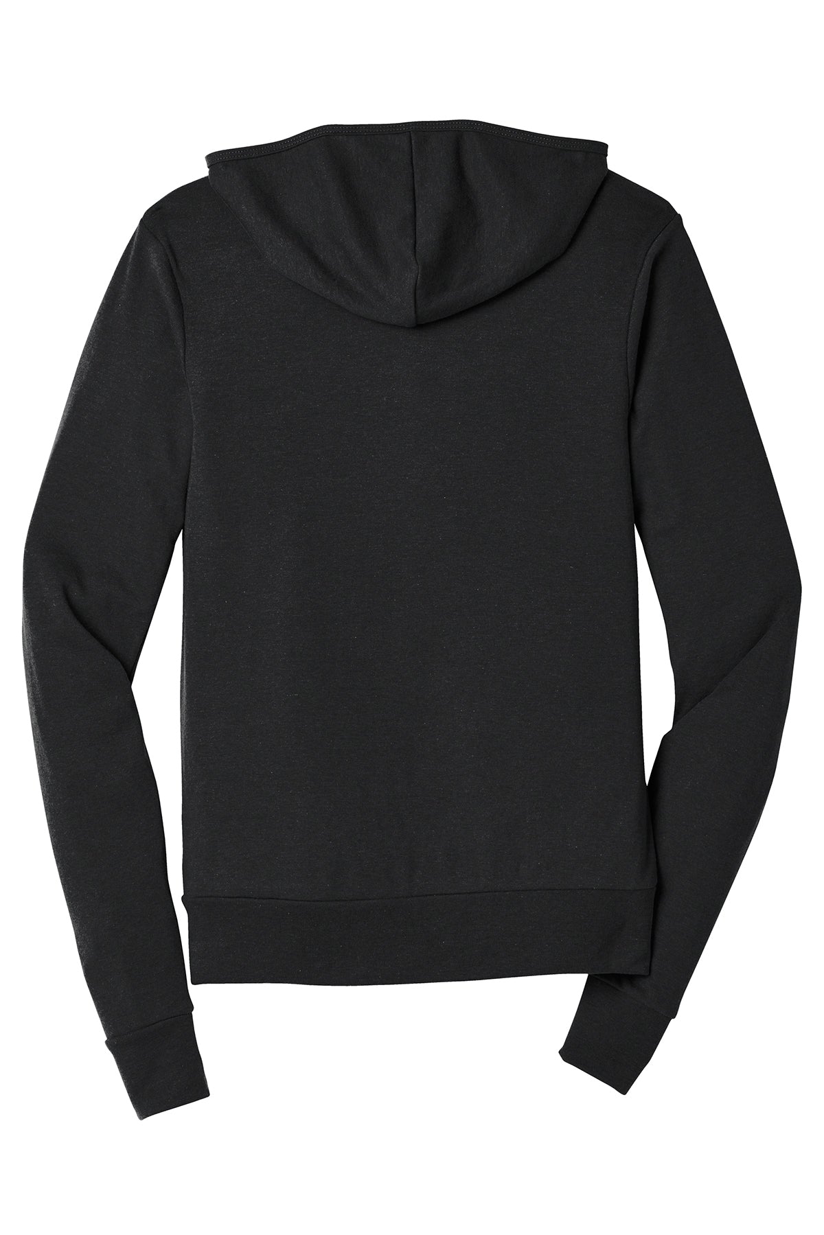 Solid Dark Grey Triblend back