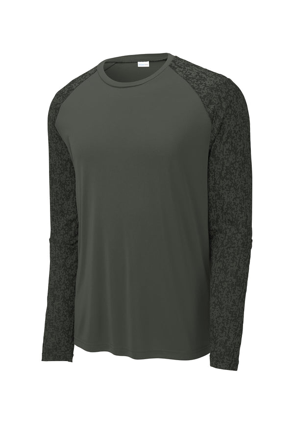 Sport-Tek  Long Sleeve Digi Camo Tee