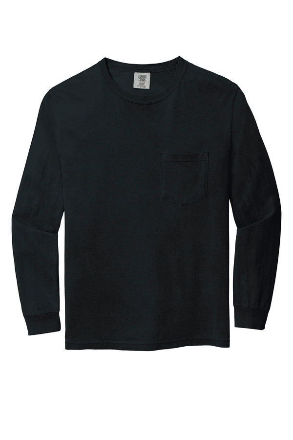 Comfort Colors  Heavyweight Ring Spun Long Sleeve Pocket Tee