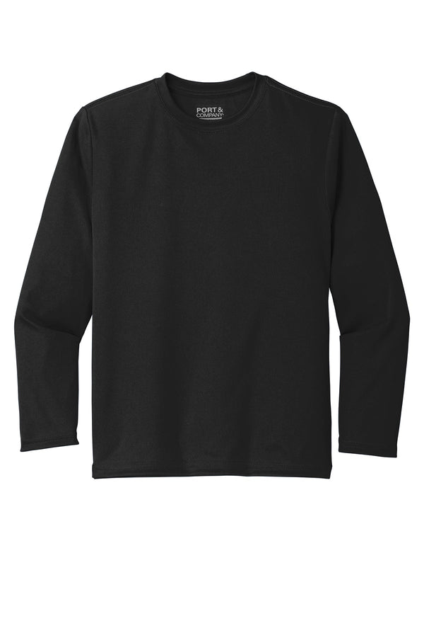 Port & Company  Youth Long Sleeve Performance Tee