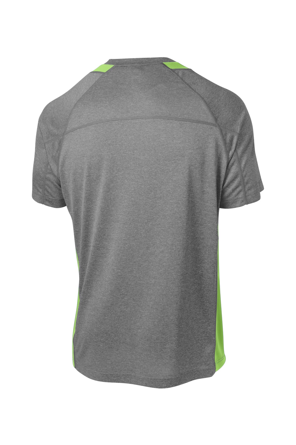 Vintage Heather/ Lime Shock back