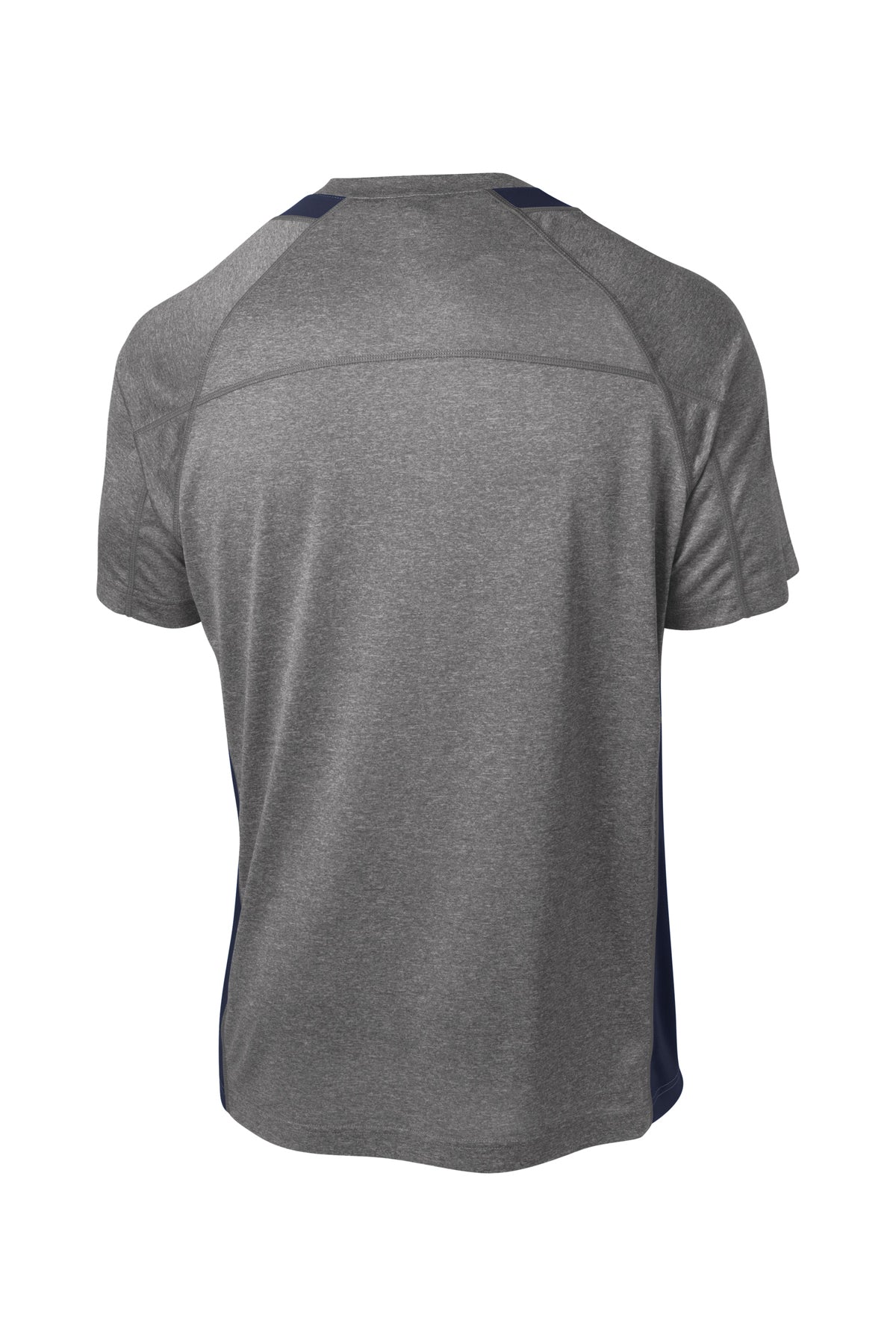 Vintage Heather/ True Navy back