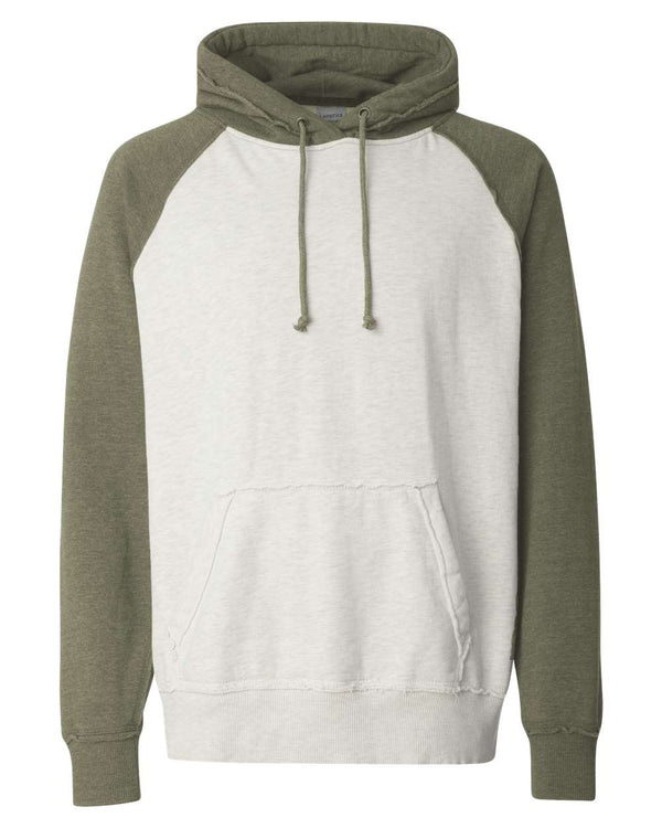 J. America - Vintage Heather Hooded Sweatshirt - 8885