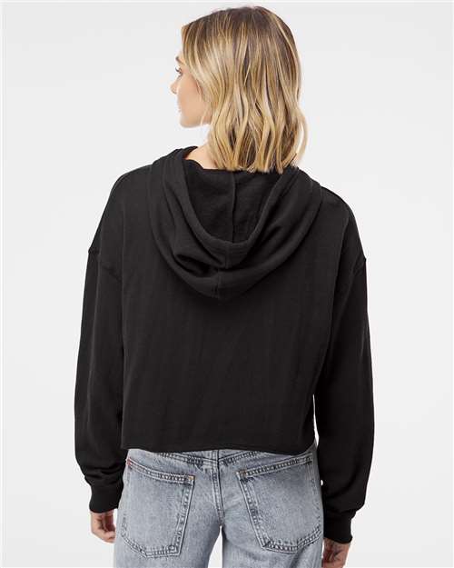 Independent Trading Co. - Womens Lightweight Crop Hooded Sweatshirt - AFX64CRP