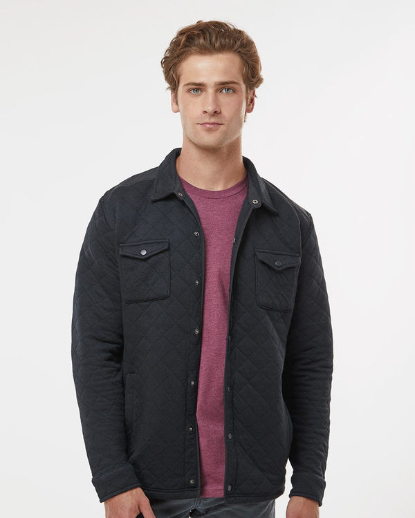 J. America - Quilted Jersey Shirt Jacket - 8889